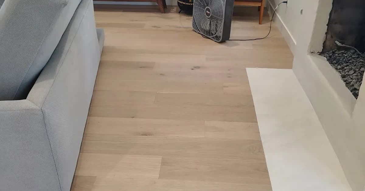 Clean living room prepared for holiday guests in a San Diego home