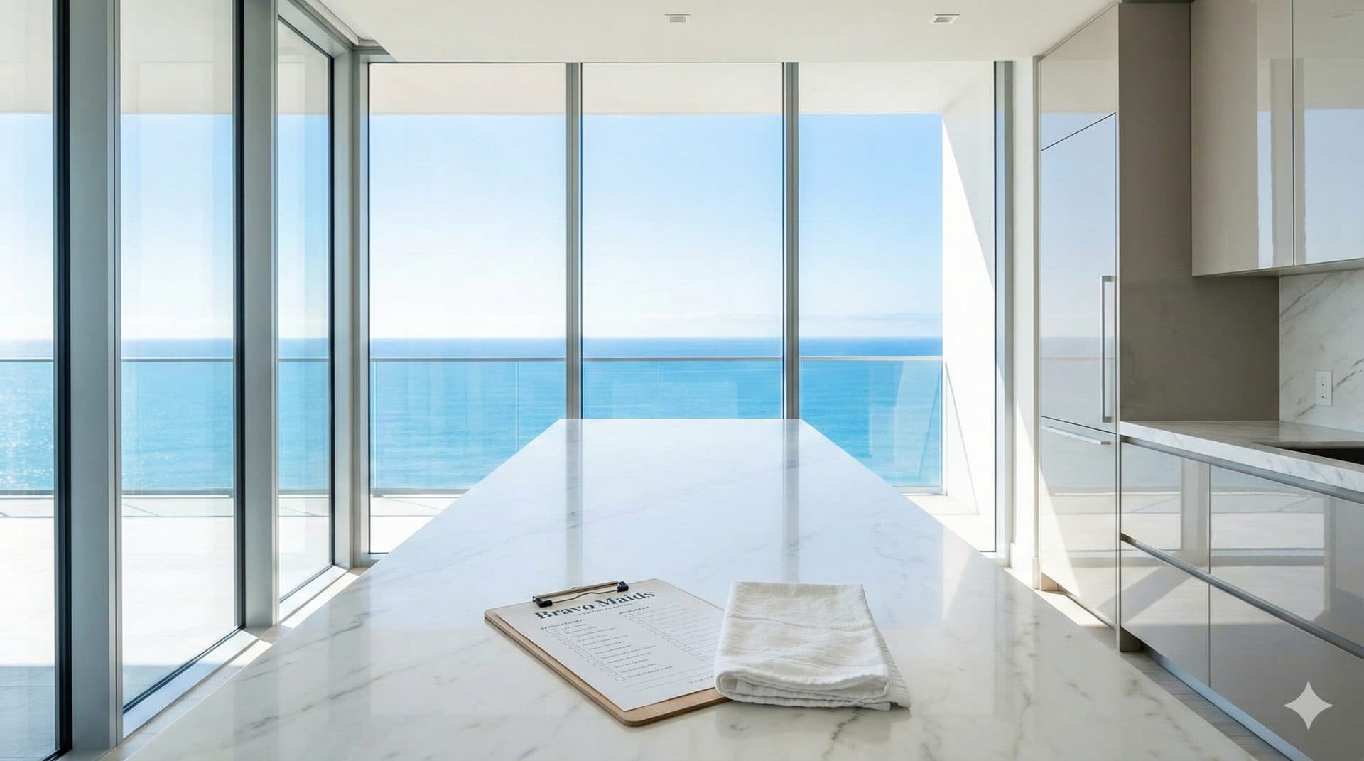 Luxury High-Rise Interior with Ocean View - San Diego